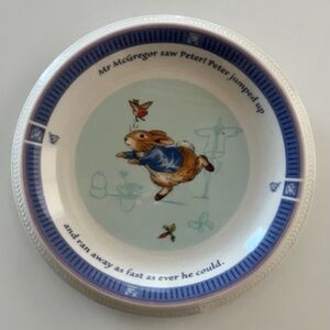 Wedgwood Beatrix Potter Peter Rabbit plate